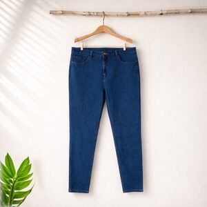 Halara Stretch Denim Jeggings XL Everyday Staple Comfort‎ Mom Jeans Minimalist
